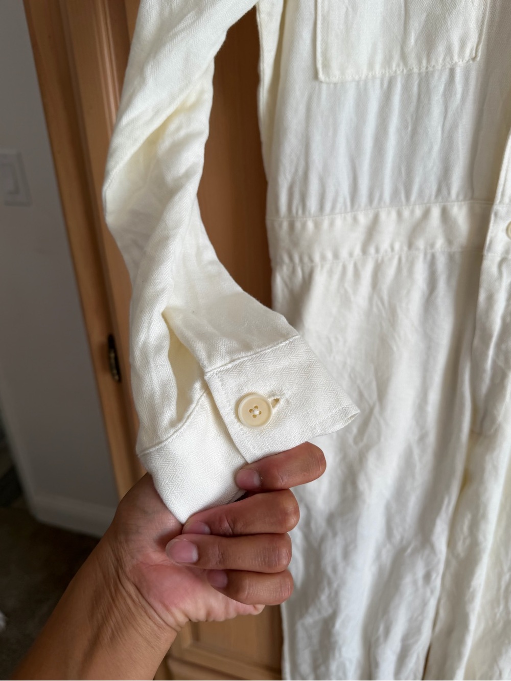 Outerknown Linen Blend Jumpsuit - Picture 4 of 6